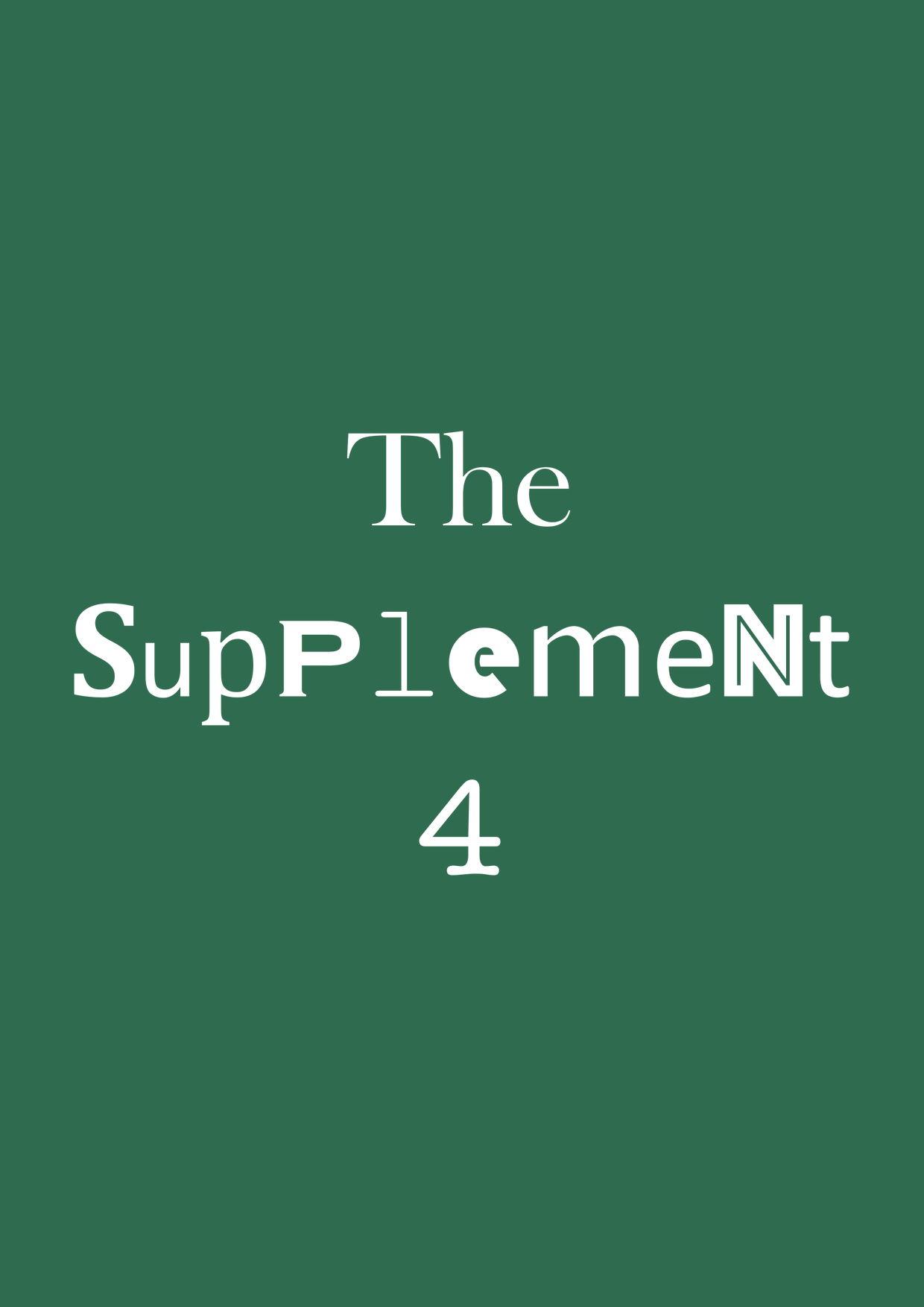The Supplement, issue 4